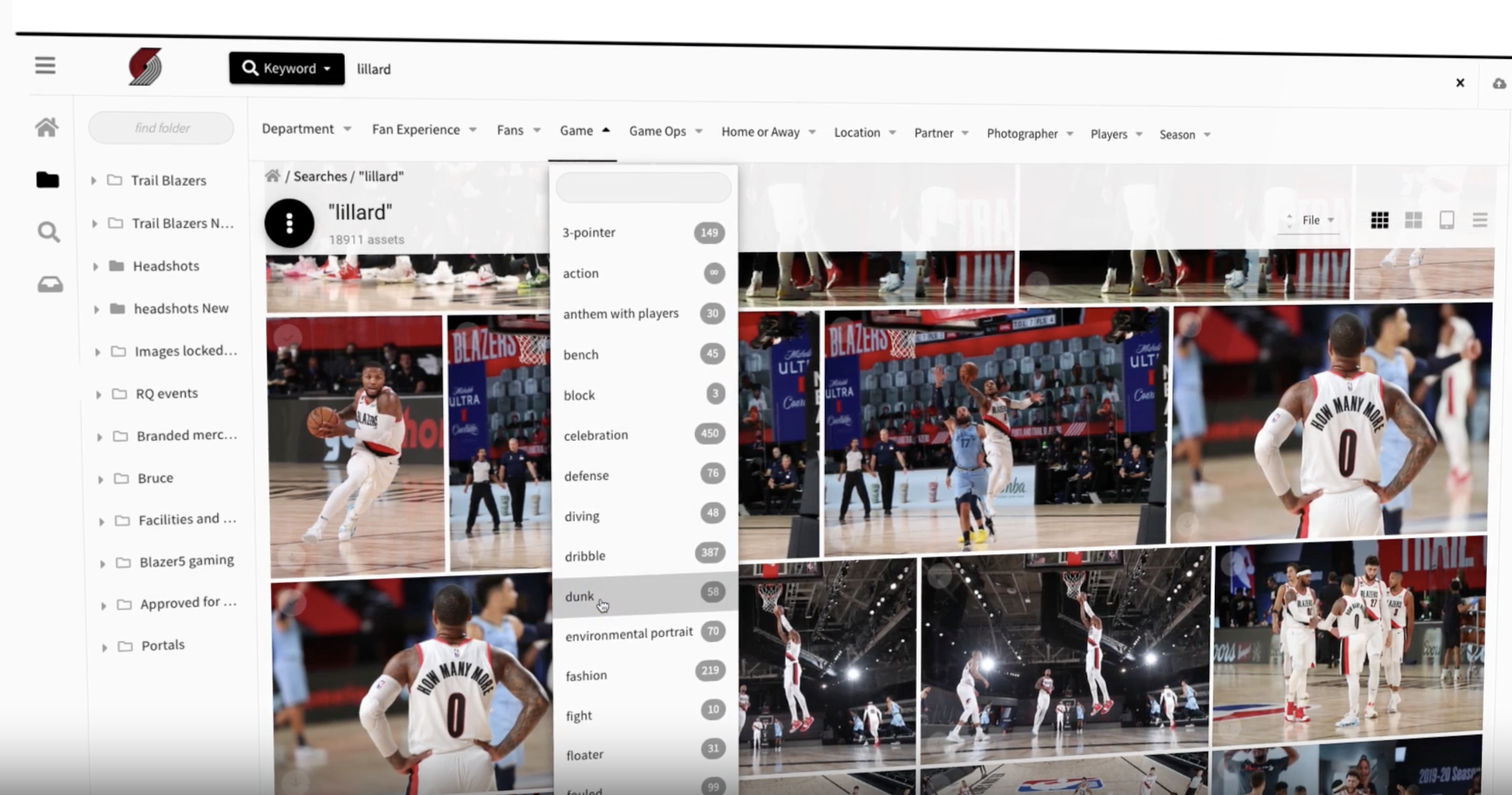 Brand asset management system connected to branded portals and digital asset workflows