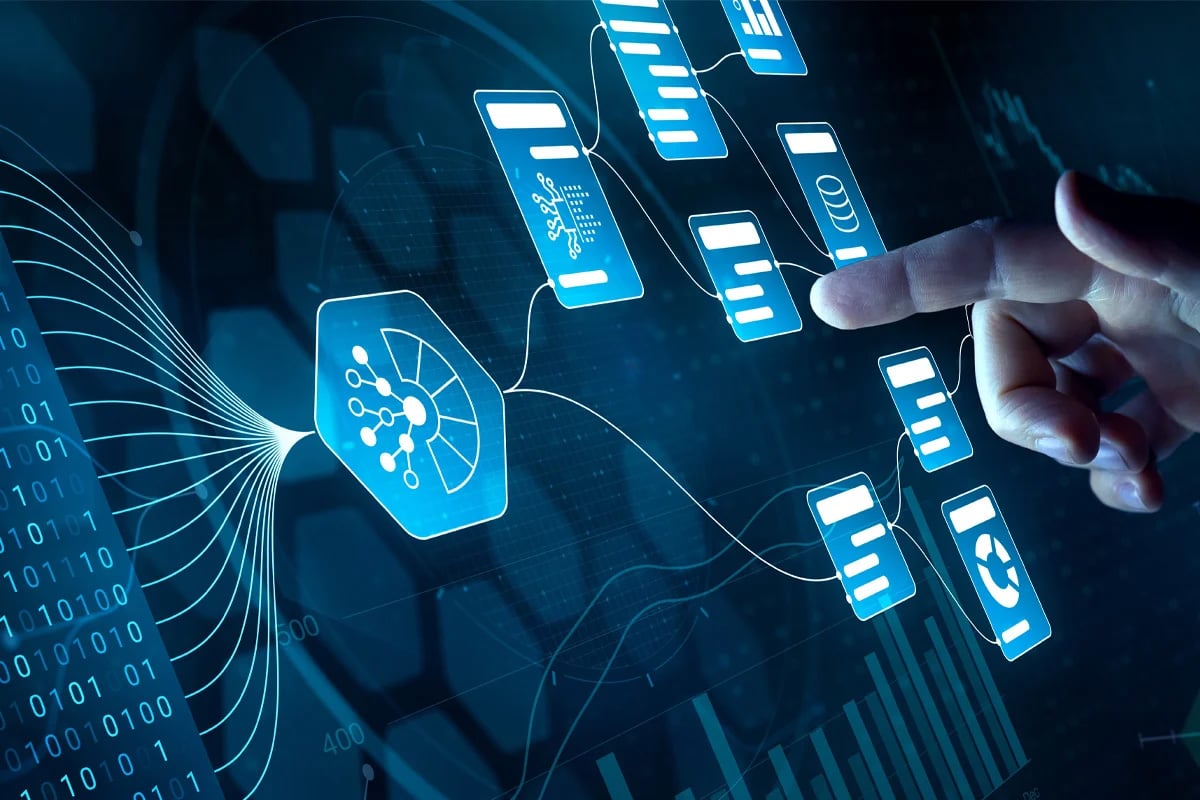 Digitale Schnittstelle zur Darstellung strukturierter Bauressourcen, Projektdateien und Dokumentationsabläufe