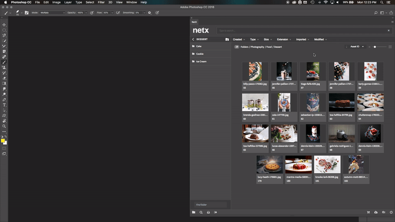 Creative teams using digital asset management tools within connected Adobe workflows