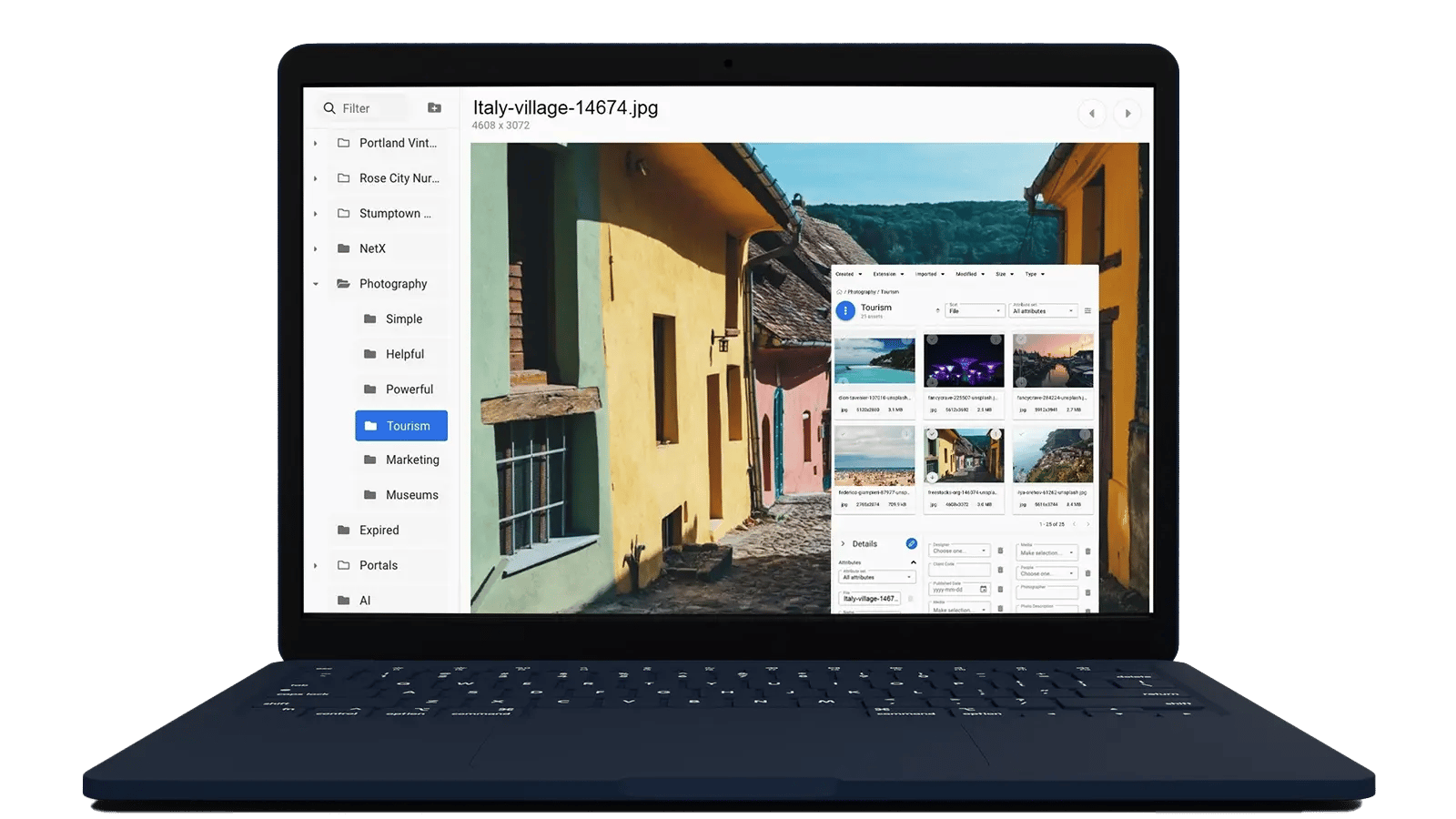 Teams repurposing digital assets across channels within a connected digital asset workflow