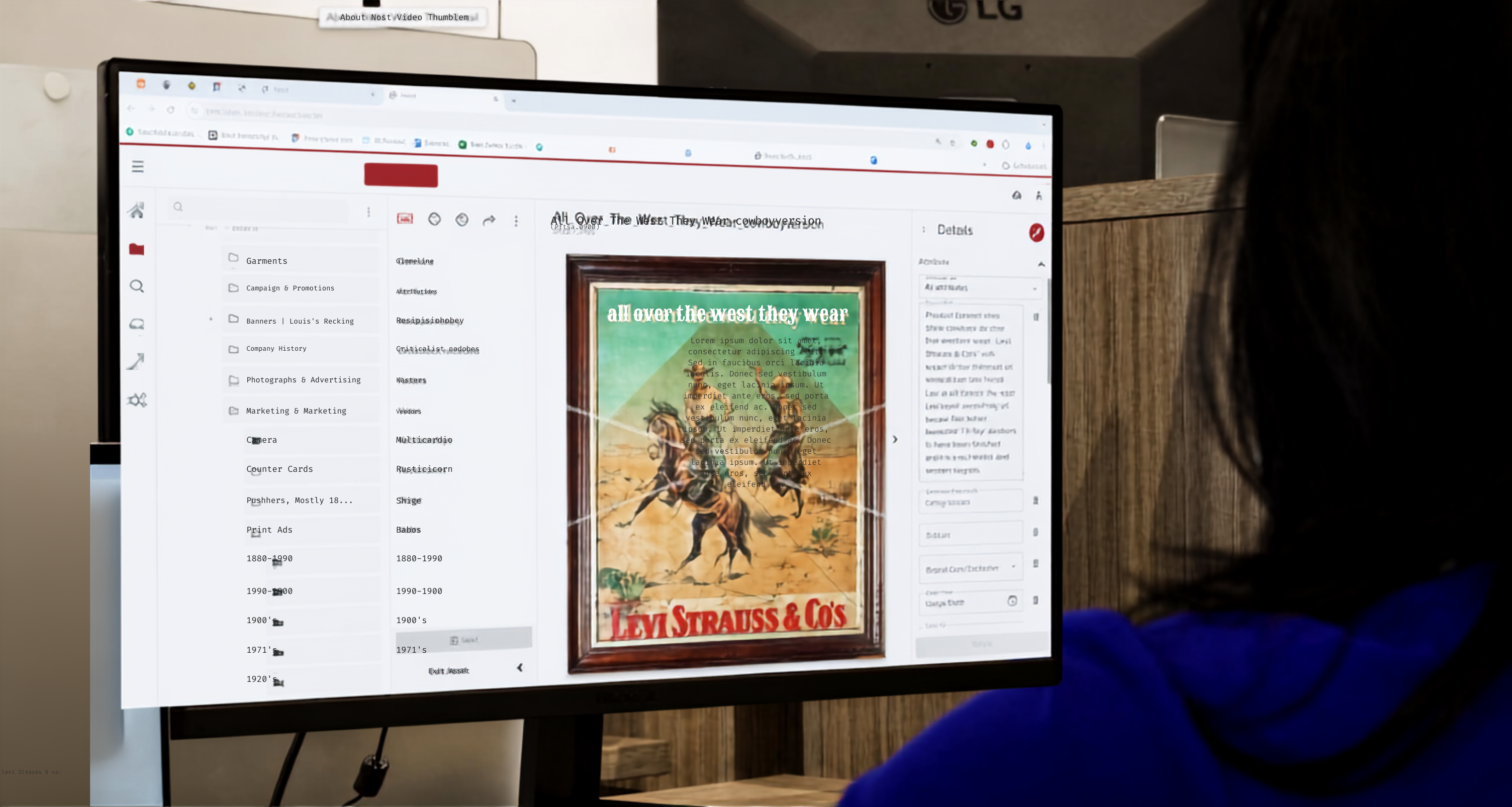 Fashion design workspace representing how digital asset management for designers helps creative teams find approved images, logos and campaign assets faster