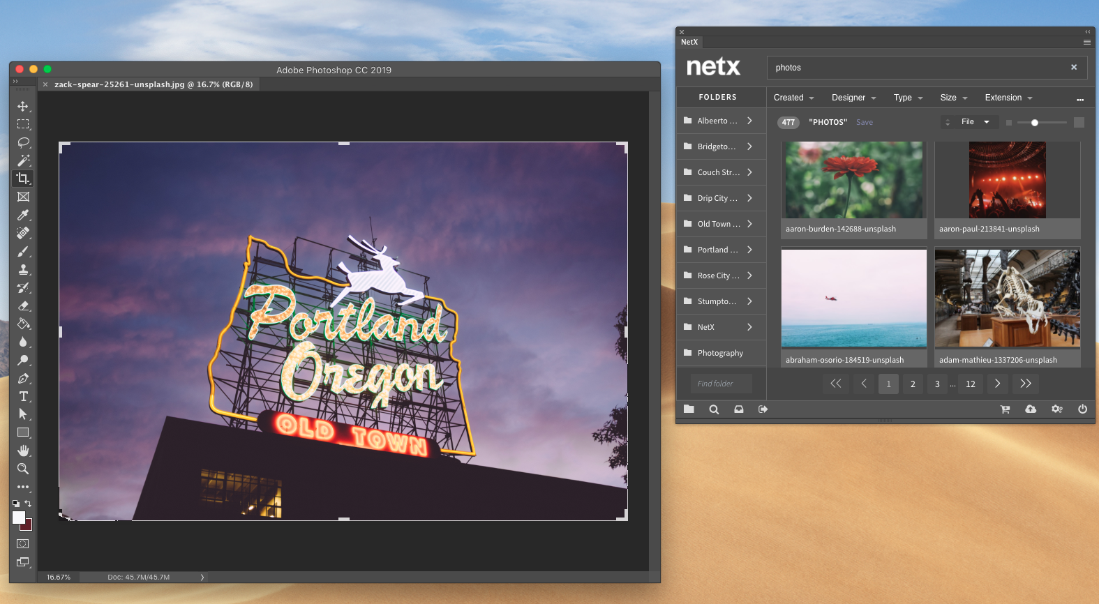 Adobe CC DAM Panel