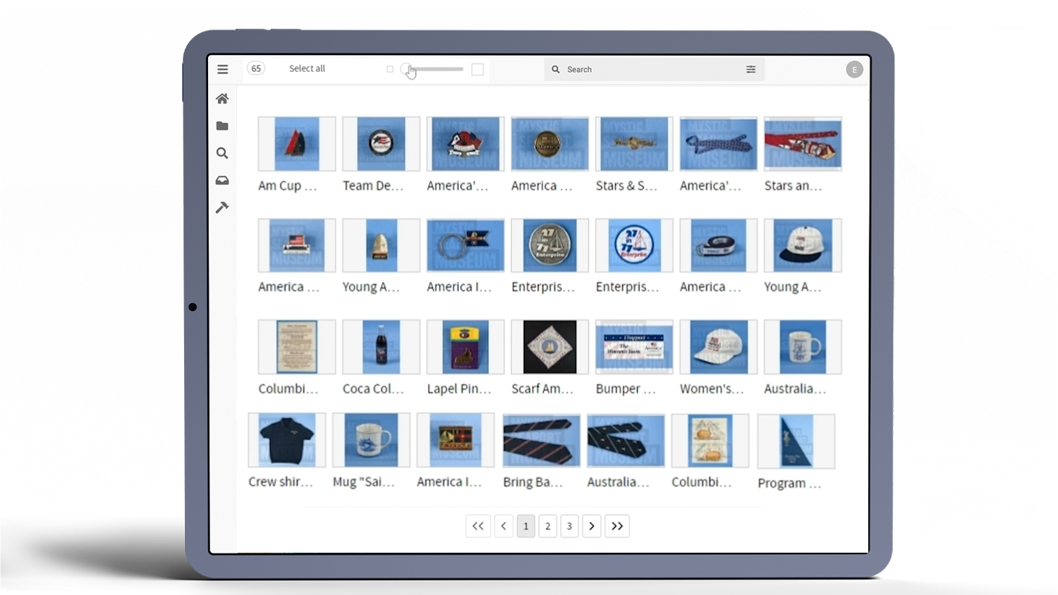 Collection management software supporting scalable digital asset organization and archive management